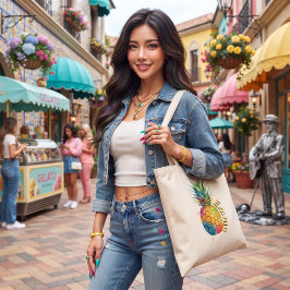 Bolso De Tela Piña