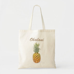 Bolso De Tela Piña con nombre