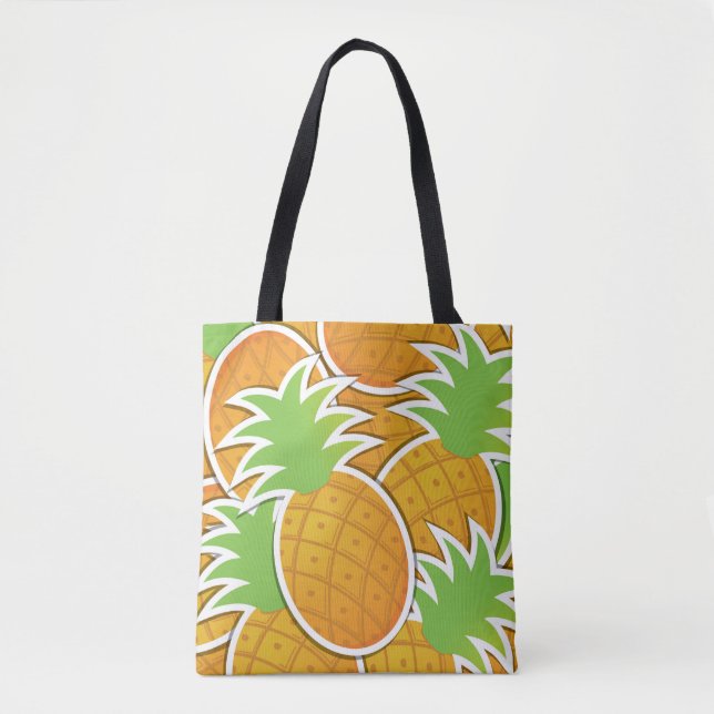 Bolso De Tela Piña divertida (Anverso)