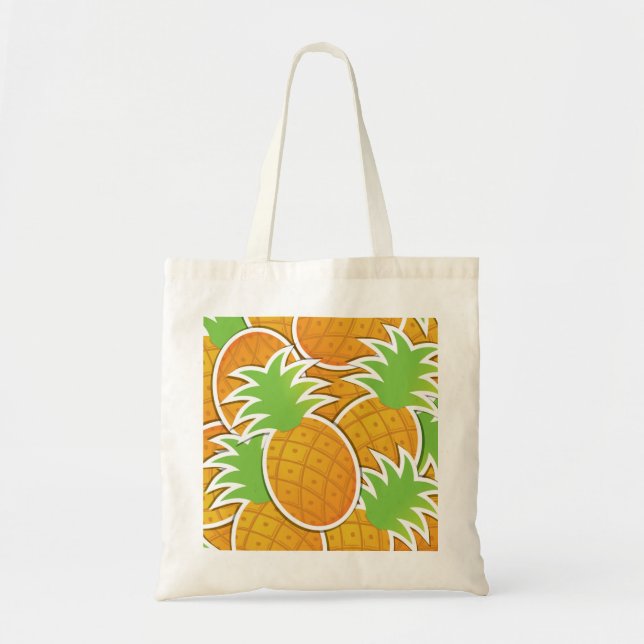 Bolso De Tela Piña divertida (Frente)