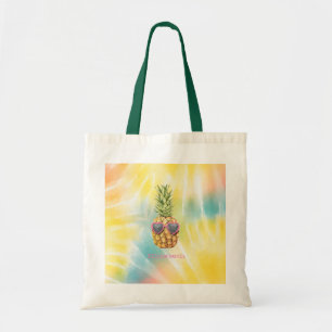 Bolso De Tela Piña Genial, Tie Dye Arcoíris Acuarela
