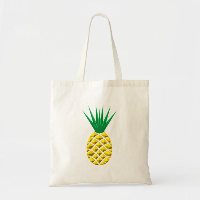 Bolso De Tela Piña geométrica (Frente)