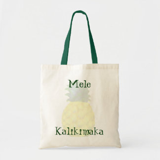 Bolso De Tela Piña hawaiana de las Felices Navidad