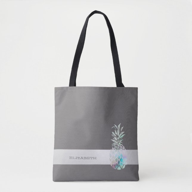 Bolso De Tela Piña Lindo de Moda, Raya - Personalizado (Anverso)