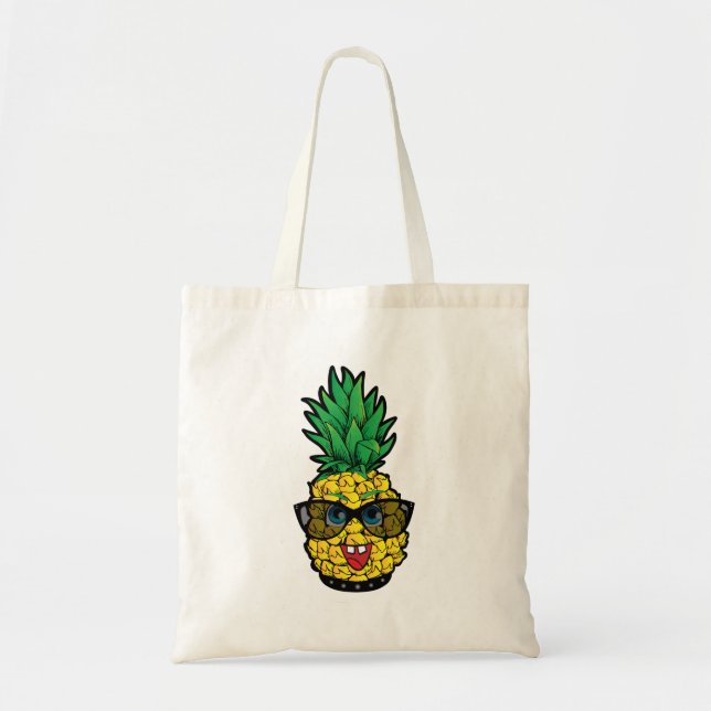 Bolso De Tela Piña loca   (Frente)