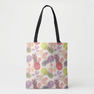 Bolso De Tela Piña, pareja dulce, fruta, acuarela