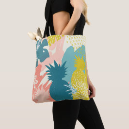 Bolso De Tela Piña tropical