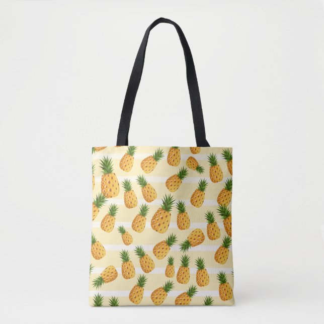 Bolso De Tela Piñas (Anverso)