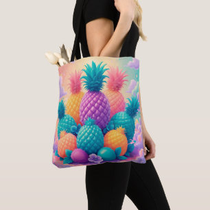 Bolso De Tela Piñas de colores