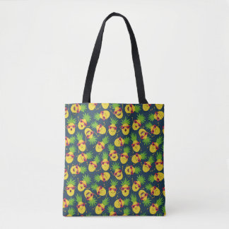 Bolso De Tela Piñas de perro, dibujadas a mano, patrón de verano