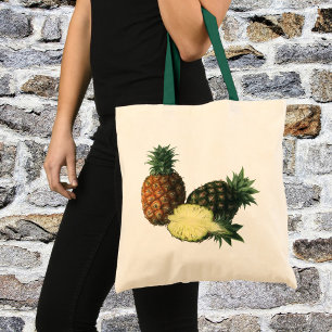 Bolso De Tela Piñas Hawaianas Antiguas, Frutas de Alimentos Orgá