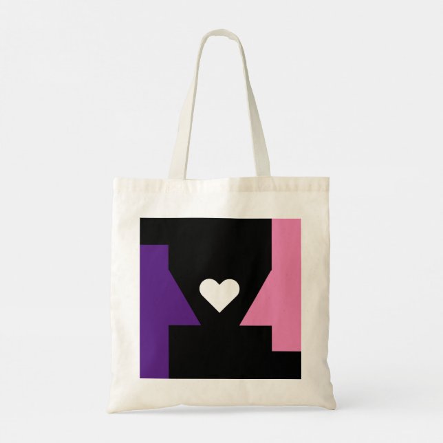 Bolso De Tela Pinball Heart - Tote Bag (Reverso)
