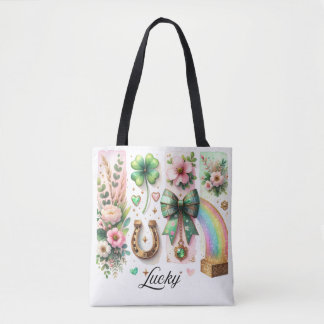 Bolso De Tela Pincel afortunado, Totebag del Día de San Patricio