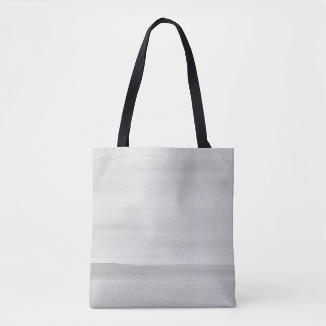 Bolso De Tela Pinceles de color de agua gris (Anverso)