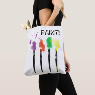 Bolso De Tela Pinceles para pintar artistas