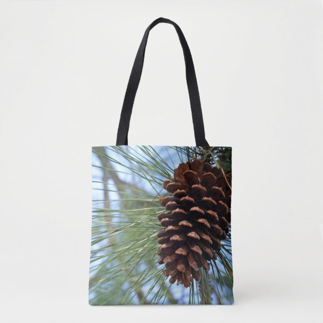 Bolso De Tela Pine Cone por todas partes (Anverso)