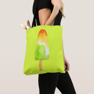 Bolso De Tela Pine Lime popsicle pop art linda comida