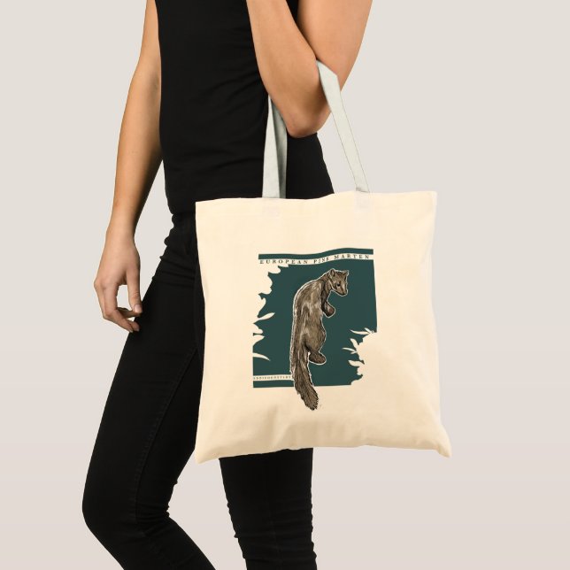 Bolso De Tela Pine Marten Europeo (Anverso (producto))