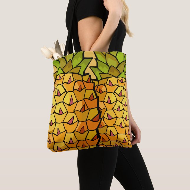Bolso De Tela Pineapple Duo (Detalle)