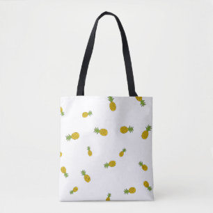 Bolso De Tela Pineapple lindo fondo de patrón sin costura. Vinta