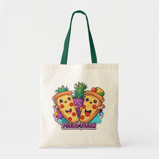 Bolso De Tela Pineapple Pizza Funny (Frente)