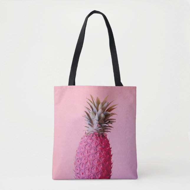 BOLSO DE TELA PINEAPPLE ROSA (Anverso)