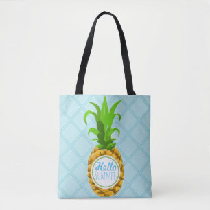 Bolso De Tela Pineapple tropical de moda Hola verano