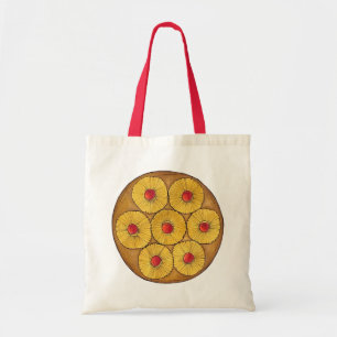 Bolso De Tela Pineapple Upside Down Cake Cherries Baking Dessert