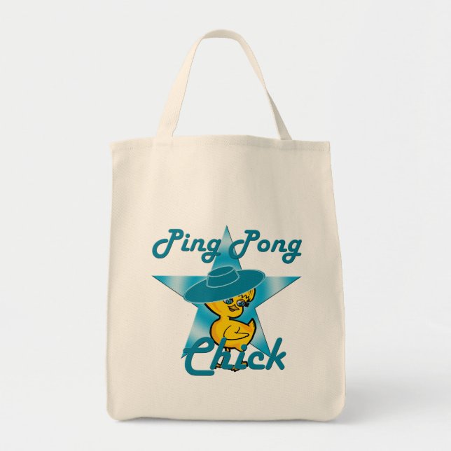 Bolso De Tela Ping Pong Chick #7 (Frente)