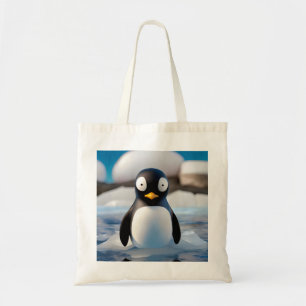 Bolso De Tela Pingüino