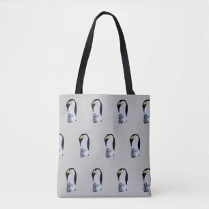 Bolso De Tela Pingüino