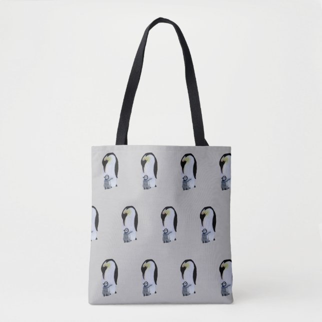 Bolso De Tela Pingüino (Anverso)