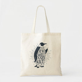 Bolso De Tela Pingüino