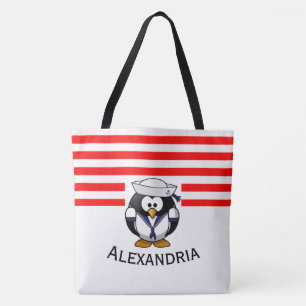 Bolso De Tela Pingüino