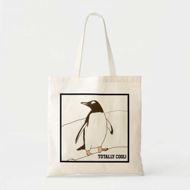 Bolso De Tela Pingüino (Frente)