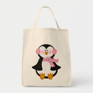 Bolso De Tela pingüino adorable