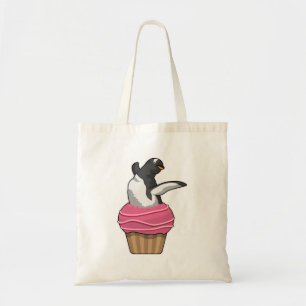 Bolso De Tela Pingüino con Muffin
