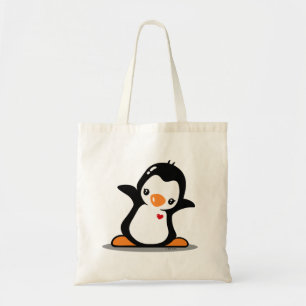 Bolso De Tela Pingüino del baile
