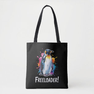 Bolso De Tela Pinguino Gorrón Resistir Política