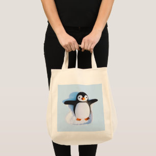 Bolso De Tela Pingüino Huggable