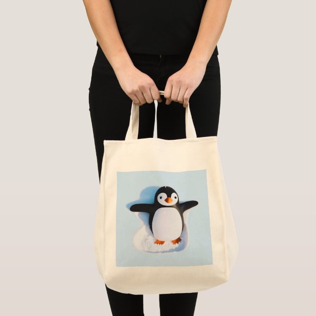 Bolso De Tela Pingüino Huggable (Anverso (producto))
