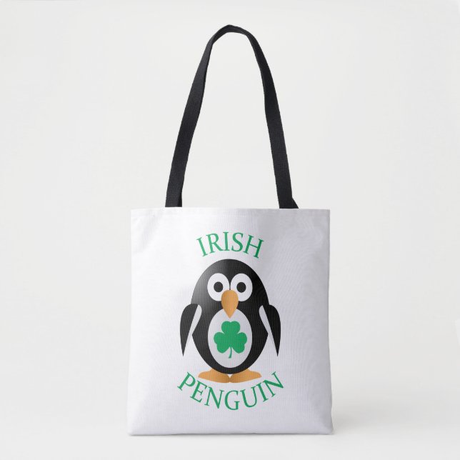 Bolso De Tela Pingüino irlandés (Anverso)