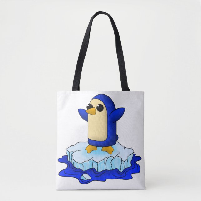 Bolso De Tela Pingüino lindo (Anverso)