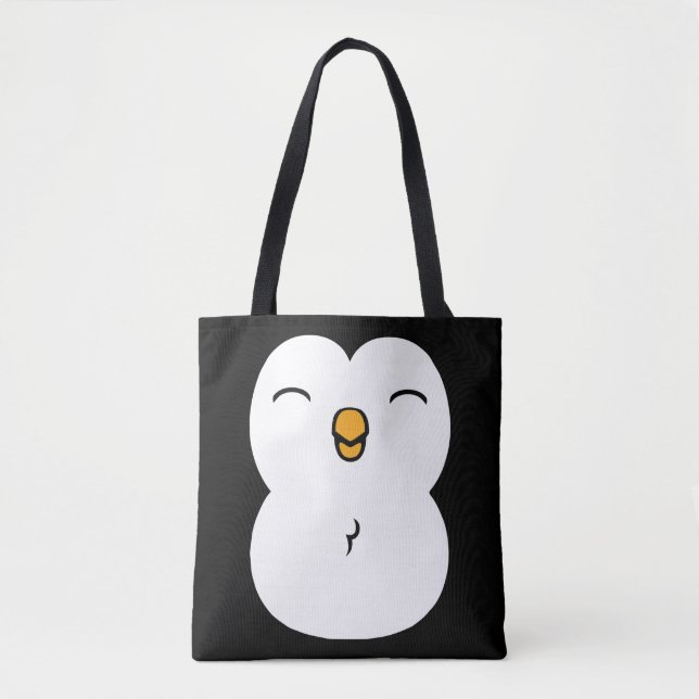 Bolso De Tela Pingüino lindo (Anverso)