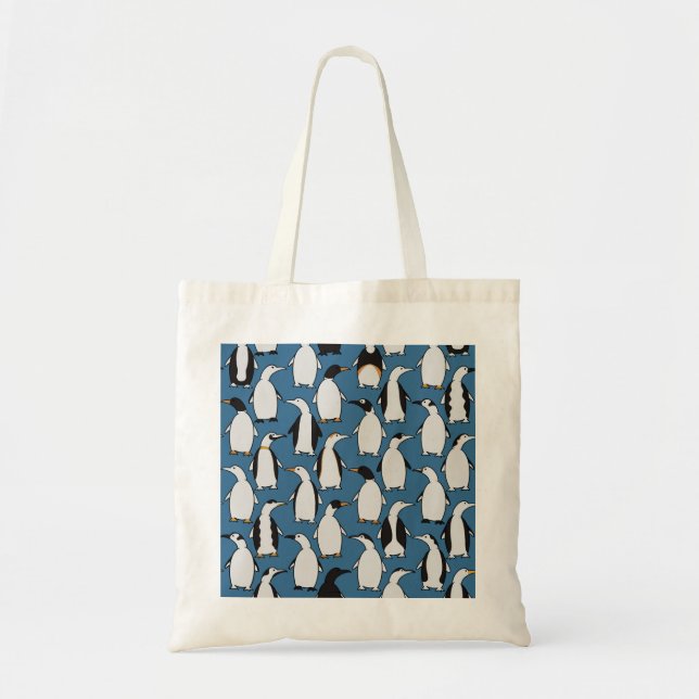 Bolso De Tela Pingüino Madness (Frente)