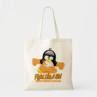 Bolso De Tela Pingüino que lucha del ms