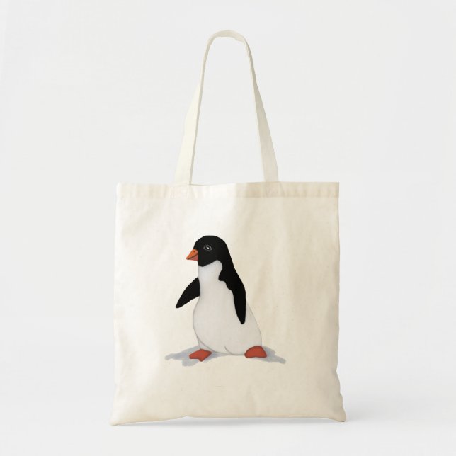 Bolso De Tela Pingüino Tote Bag (Frente)