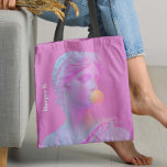 Bolso De Tela Pink Bubble Gum Pop Venus<br><div class="desc">Bolsa de Tote de la Goma de Burbuja Rosa Venus - ¡Dé rienda suelta a tu diosa interior con la Bolsa de Tote de la Goma de Burbuja Rosa Venus! Con una divertida y moderna visión del arte clásico, este tote muestra a Venus soplando una burbuja de chicle, mezclando belleza...</div>