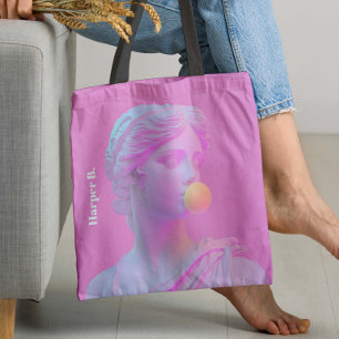 Bolso De Tela Pink Bubble Gum Pop Venus