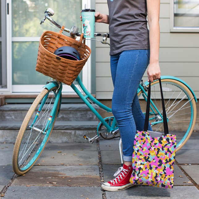 BOLSO DE TELA PINK CAMO PATTERN TOTE BAG (Subido por el creador)